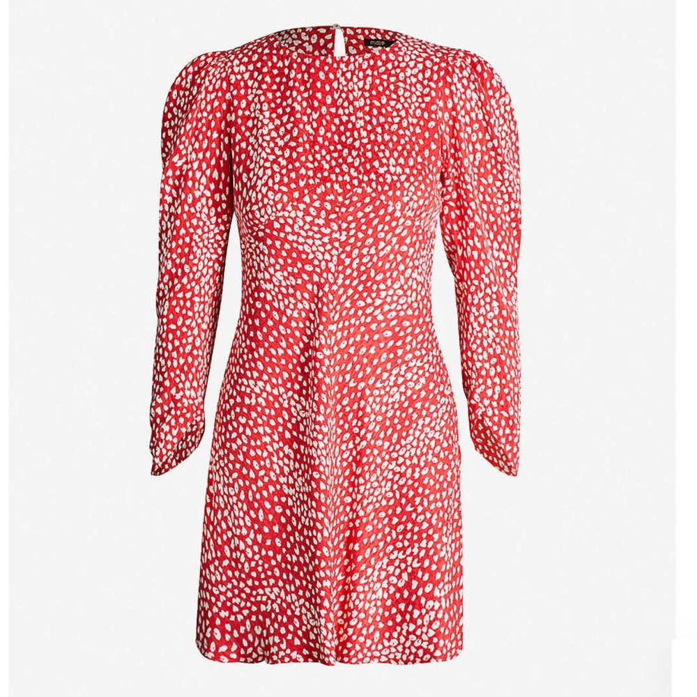 Maje Romie Crepe Dress